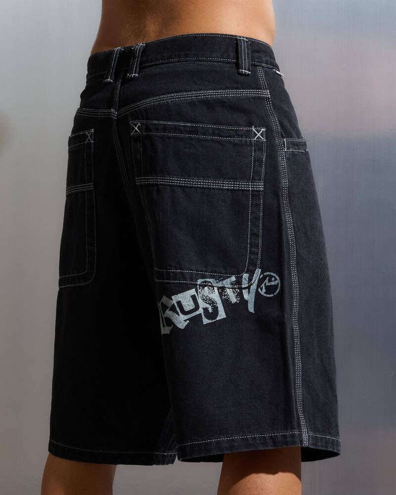 Rusty Redemption 2.0 Denim Shorts for Mens