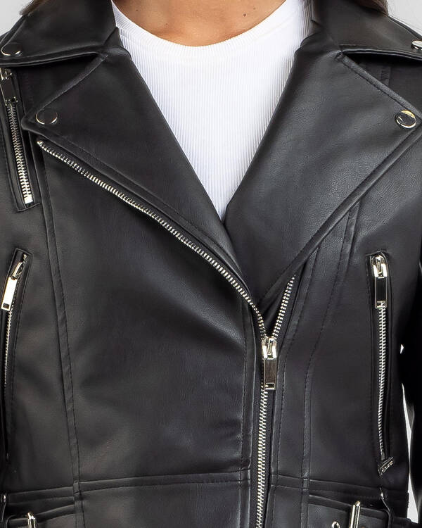 Ava And Ever Sandy Faux Leather Jacket for Womens