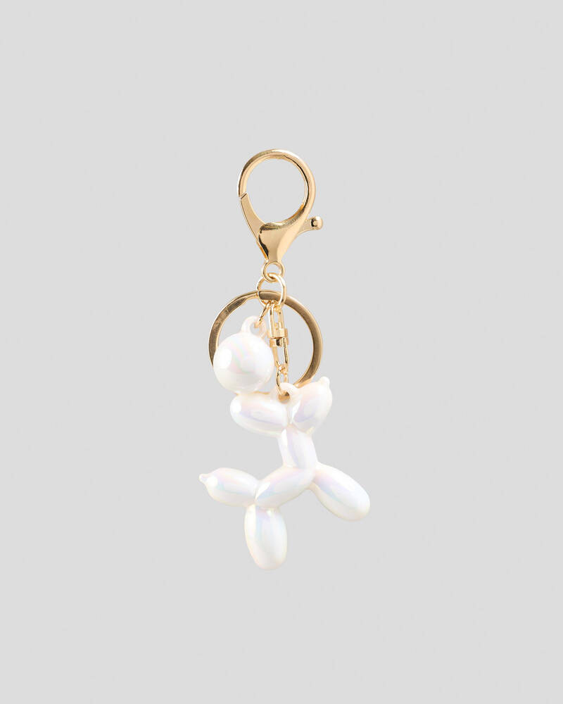 Karyn In LA Balloon Sausage Dog Keyring for Womens