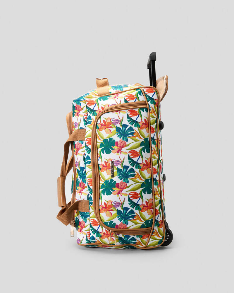 Mooloola Bloom Small Wheeled Travel Bag for Womens