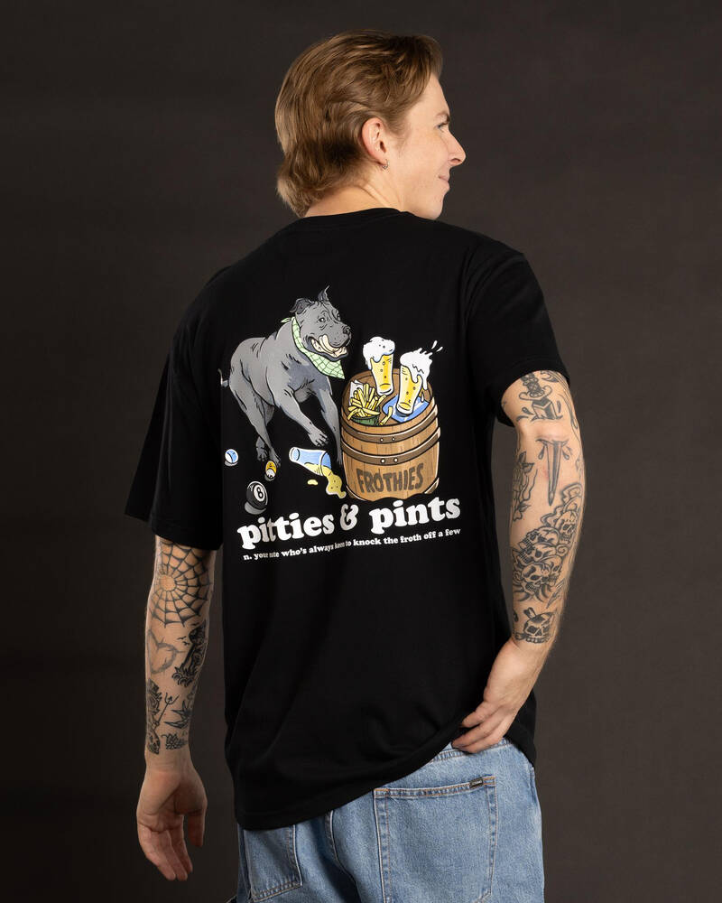 Frothies Pitties And Pints T-Shirt for Mens