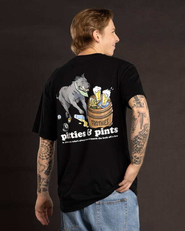 Frothies Pitties And Pints T-Shirt for Mens