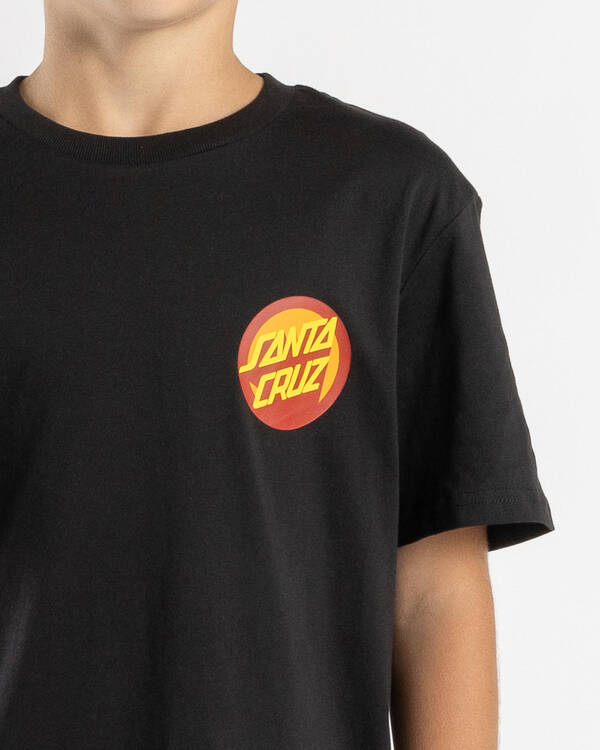 Santa Cruz Boys' OS Bold Shadow Dot T-Shirt for Mens