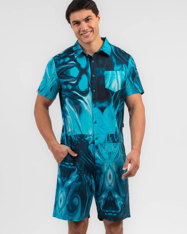 Lucid Marbled Romper for Mens