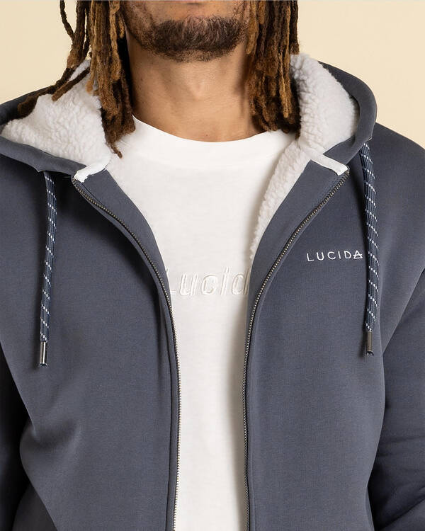 Lucid Uniform Zip Through Hoodie for Mens