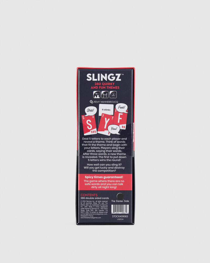 VR Distribution Slingz 18+ Card Game (Spicy Version) for Unisex
