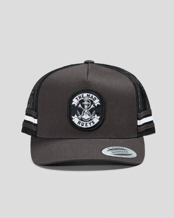 The Mad Hueys Anchor Bones Twill Trucker Cap for Mens