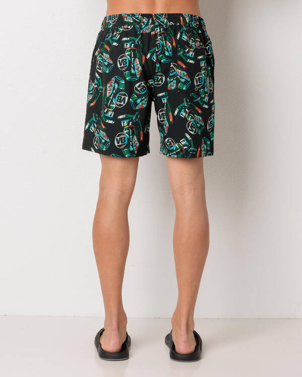 Victor Bravo's Greenade Finale Beach Shorts for Mens