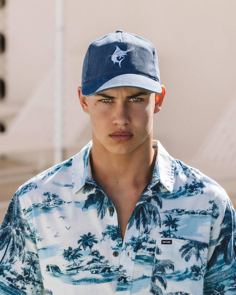 Salty Life Scale Snapback Cap for Mens