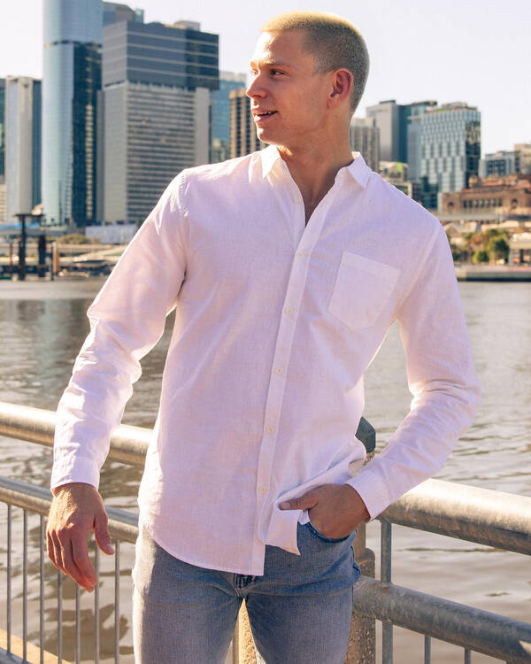 Skylark Hemp Long Sleeve Shirt for Mens