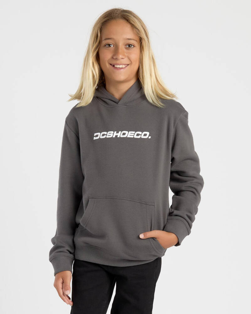 DC Shoes Boys' Whereabouts Pullover Hoodie for Mens