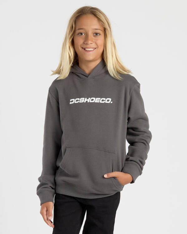 DC Shoes Boys' Whereabouts Pullover Hoodie for Mens