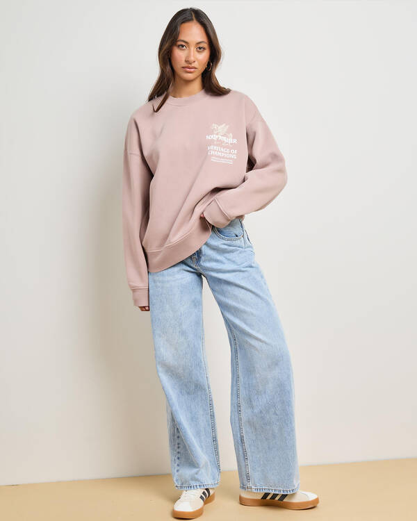 Nena & Pasadena Women's Heritage Box Fit Sweatshirt for Womens