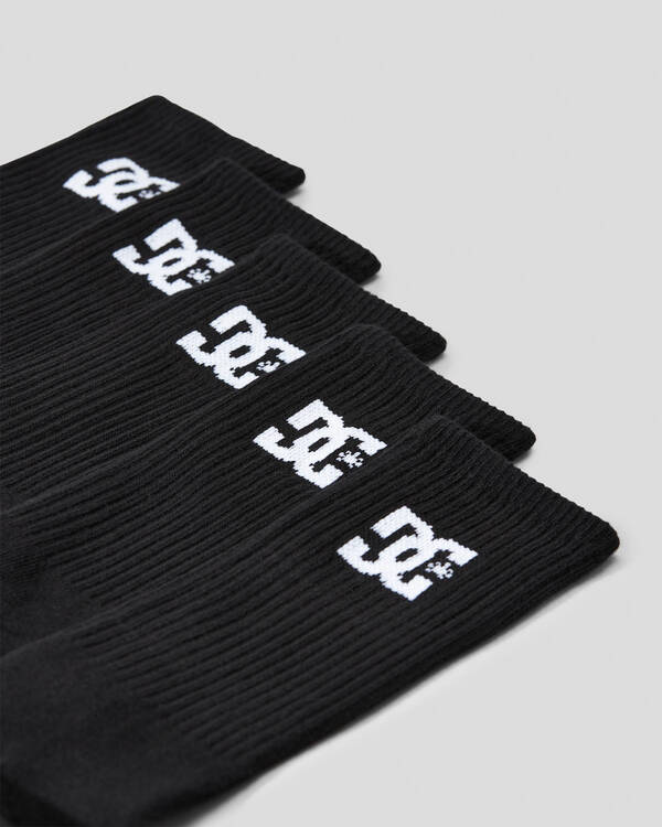 DC Shoes DC Crew Socks 5 Pack for Mens