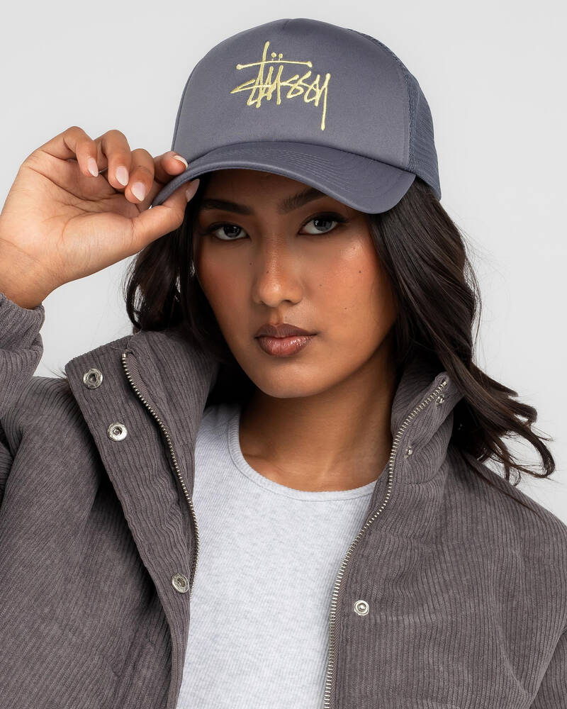 Stussy Graffiti Trucker Cap for Womens