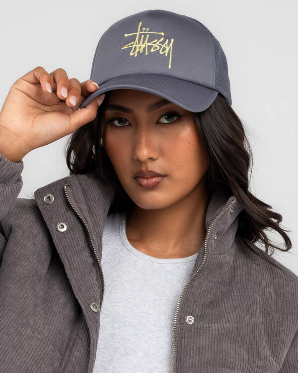 Stussy Graffiti Trucker Cap for Womens