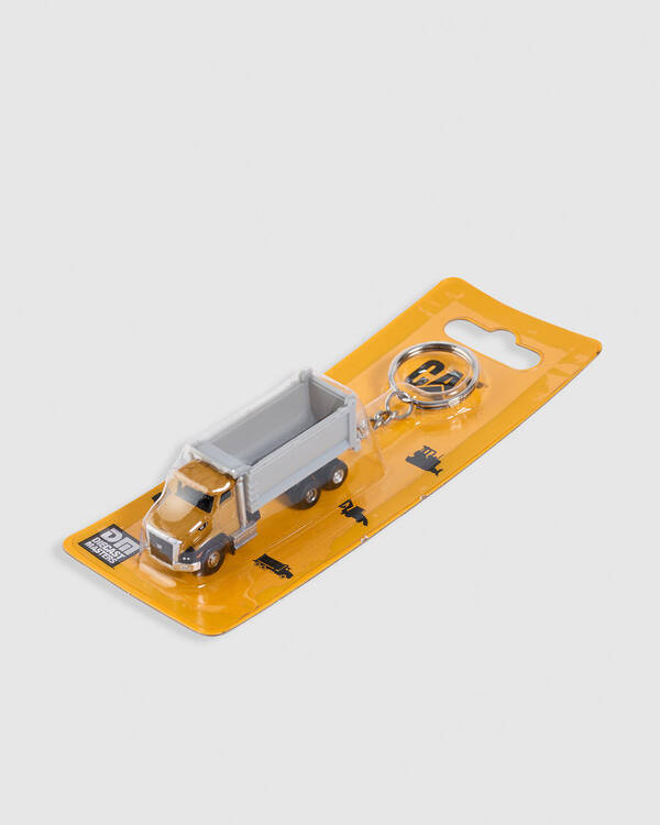 Cat Micro CT660 Dump Truck Keyring for Mens