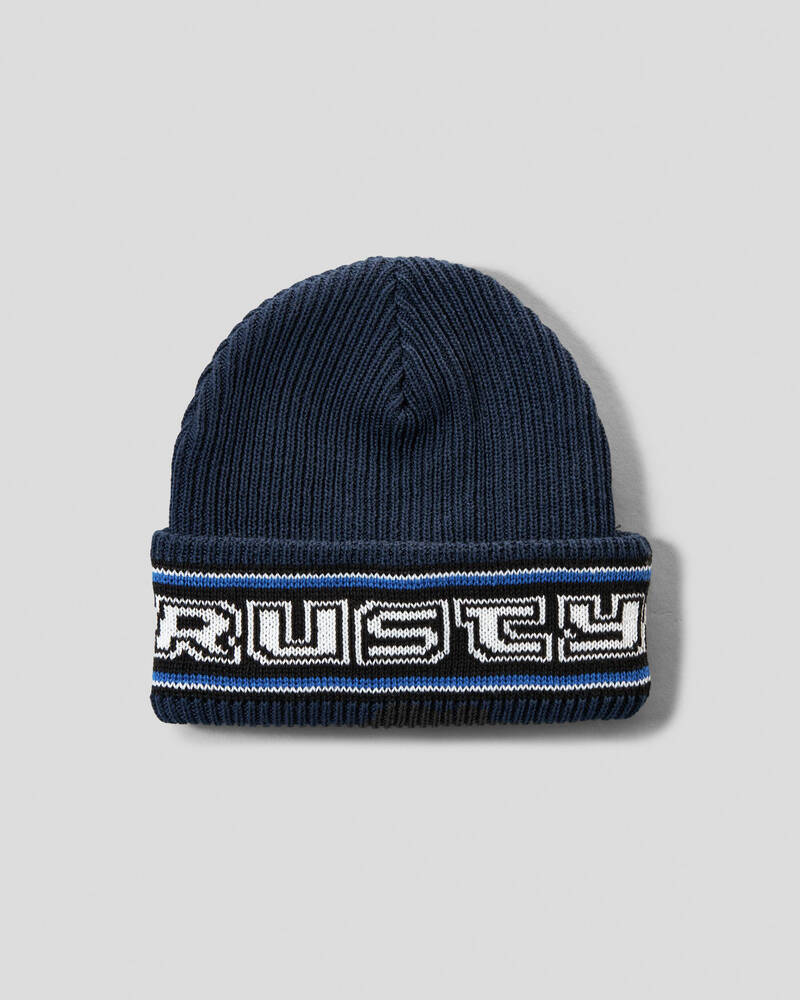 Rusty Boys' Tracks Cuff Beanie for Mens