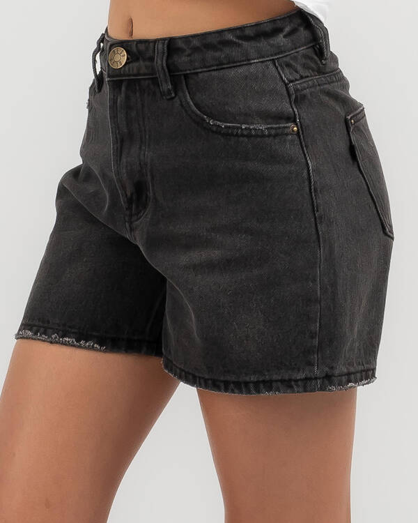 DESU Girls' Byron Mid Denim Shorts for Womens