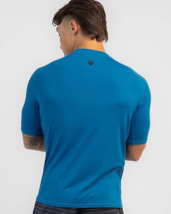 Far King Relaxed Fit Short Sleeve Rash Vest for Mens