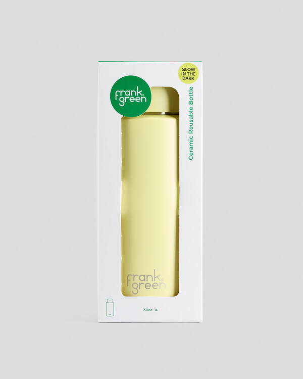 Frank Green 34oz Ceramic Reusable Glow in the Dark Bottle for Mens