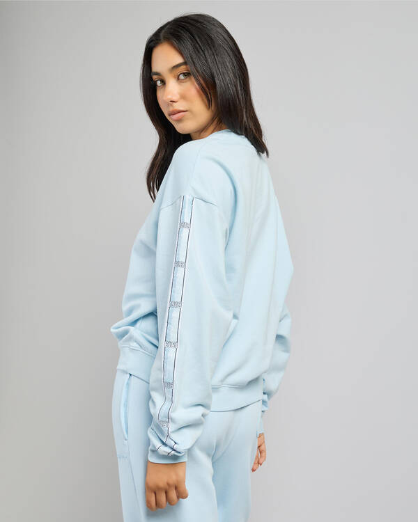 Champion Lux Taping Relaxed Fit Sweatshirt for Womens