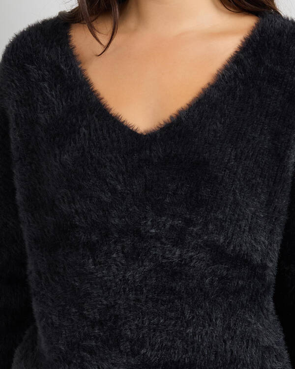 Mooloola Amara V Neck Knit Jumper for Womens