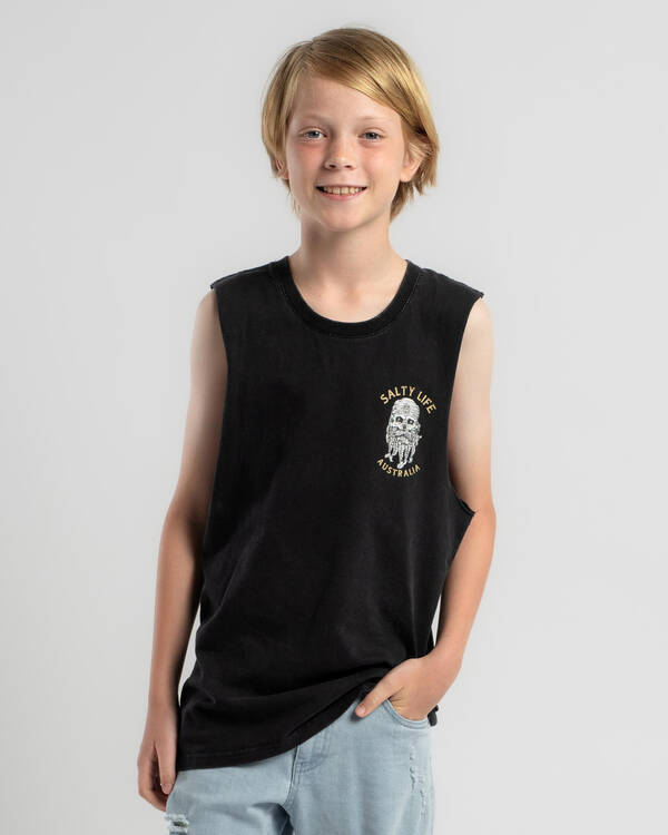Salty Life Boys' Raiders Muscle Tank for Mens