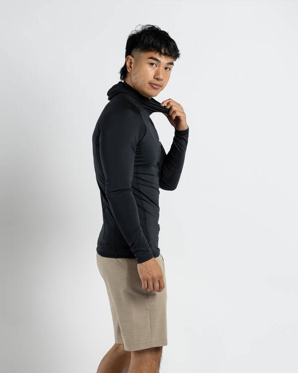 Billabong Strike Mission Hood Long Sleeve Rash Vest for Mens