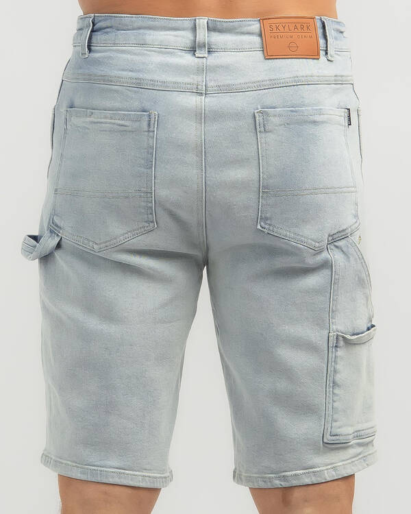 Skylark Baggy Denim Walk Shorts for Mens