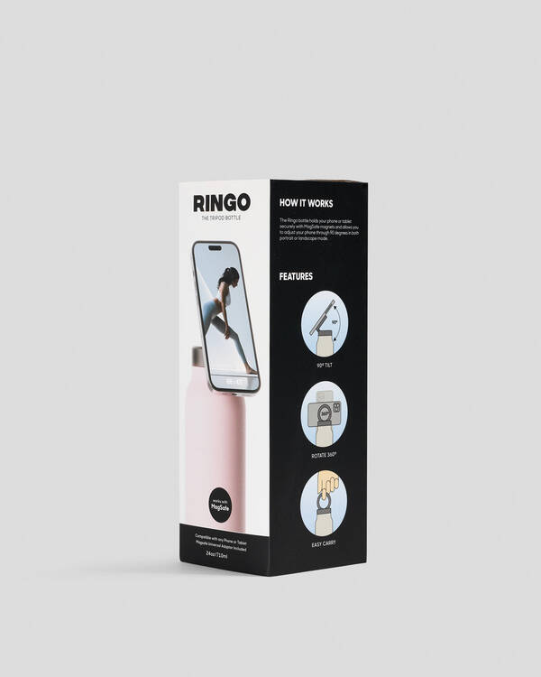 Ringo 24oz Magnetic Phone Mount Water Bottle for Unisex