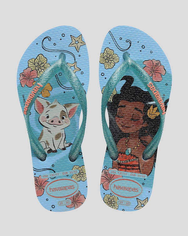 Havaianas Kids' Slim Princess Moana Thongs for Womens