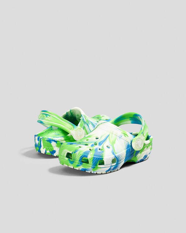 Crocs Toddlers' Classic Marble Clogs for Unisex