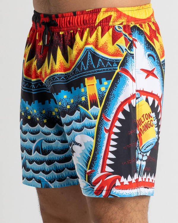 Milton Mango Jaws Beach Shorts for Mens