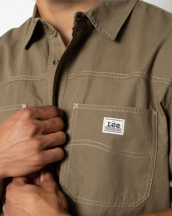 Lee Lee Utility Short Sleeve Shirt for Mens