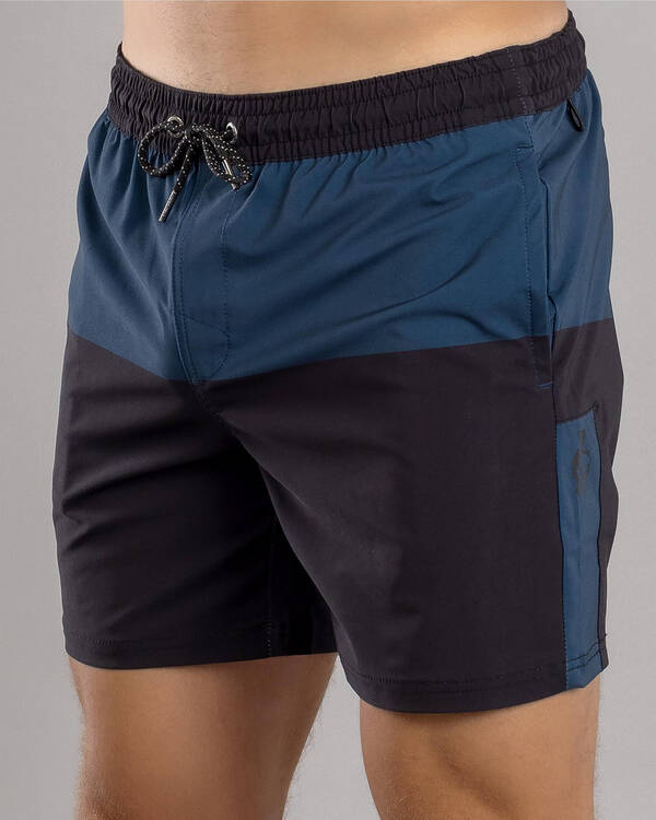 Sparta Bicolour Elastic Waist Shorts for Mens
