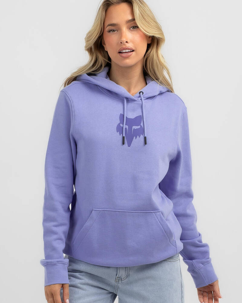 Fox Fox Head Fleece Pullover for Womens