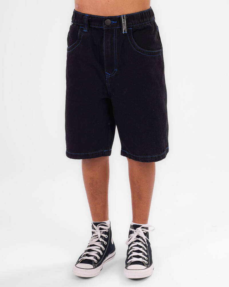 Rusty Boys' Redemption Denim Shorts for Mens