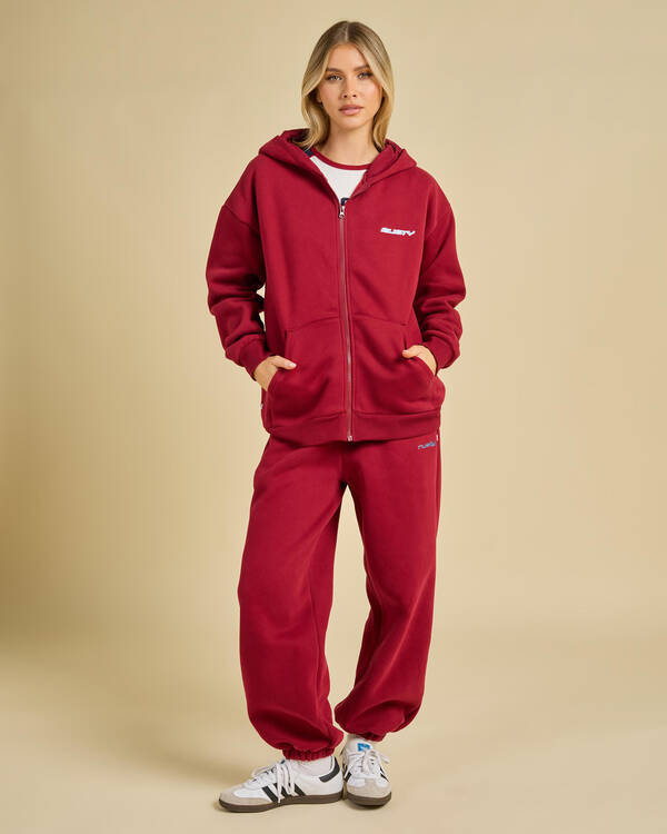 Rusty Flip Mommy Zip Through Hoodie for Womens