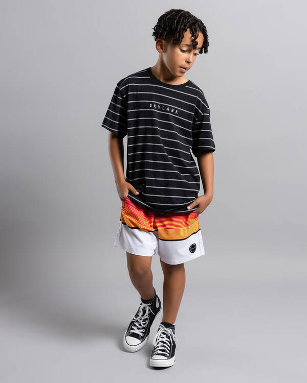 Skylark Boys' Profusion Elastic Waist Shorts for Mens