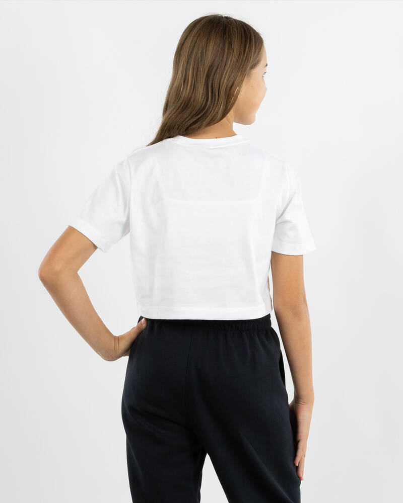 Nike Girls' Sportswear Crop Futura T-Shirt for Womens
