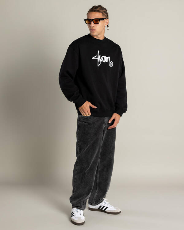 S-Double Shawn Script Crew Sweatshirt for Mens