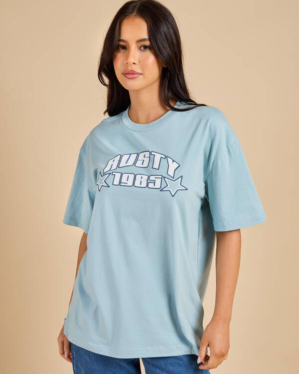 Rusty Star Shine Oversized T-Shirt for Womens