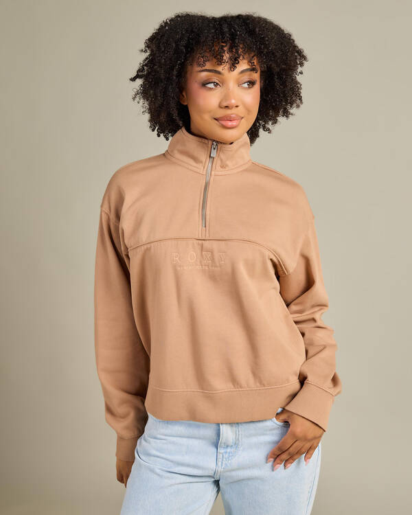 Roxy Our Town Zip Through Sweatshirt for Womens