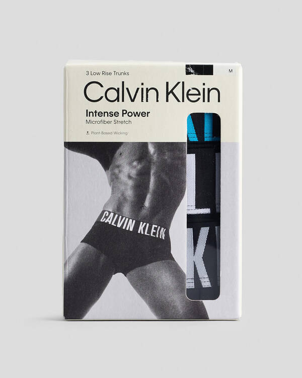 Calvin Klein Intense Power Low Rise Trunk 3 Pack for Mens