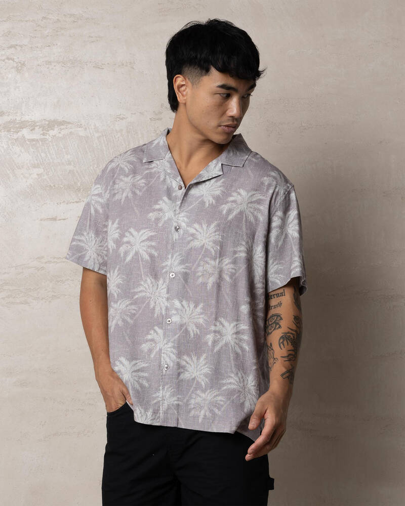 Silent Theory Spike Palm Short Sleeve Shirt for Mens