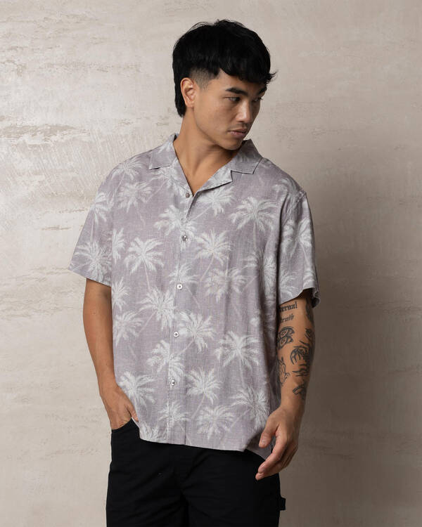 Silent Theory Spike Palm Short Sleeve Shirt for Mens