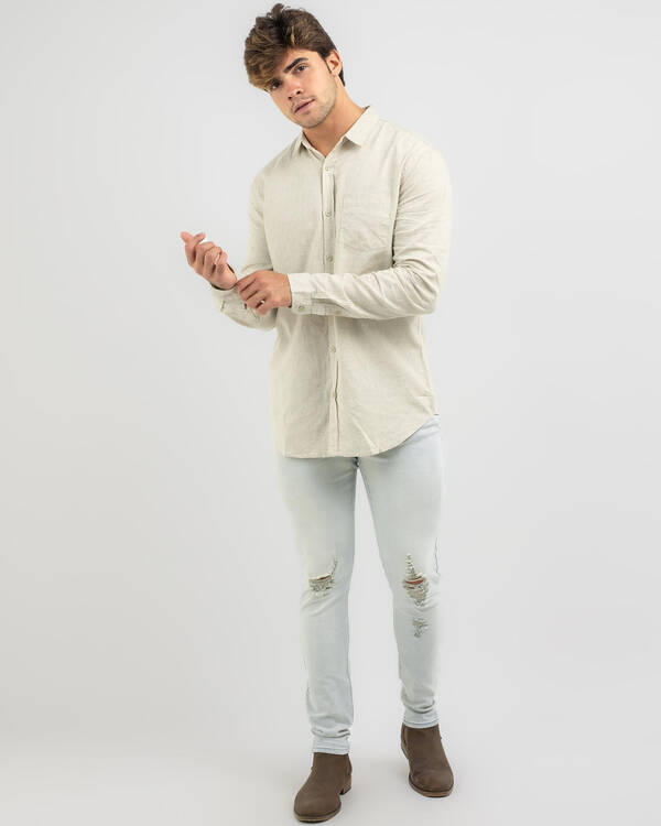 Skylark Hemp Long Sleeve Shirt for Mens