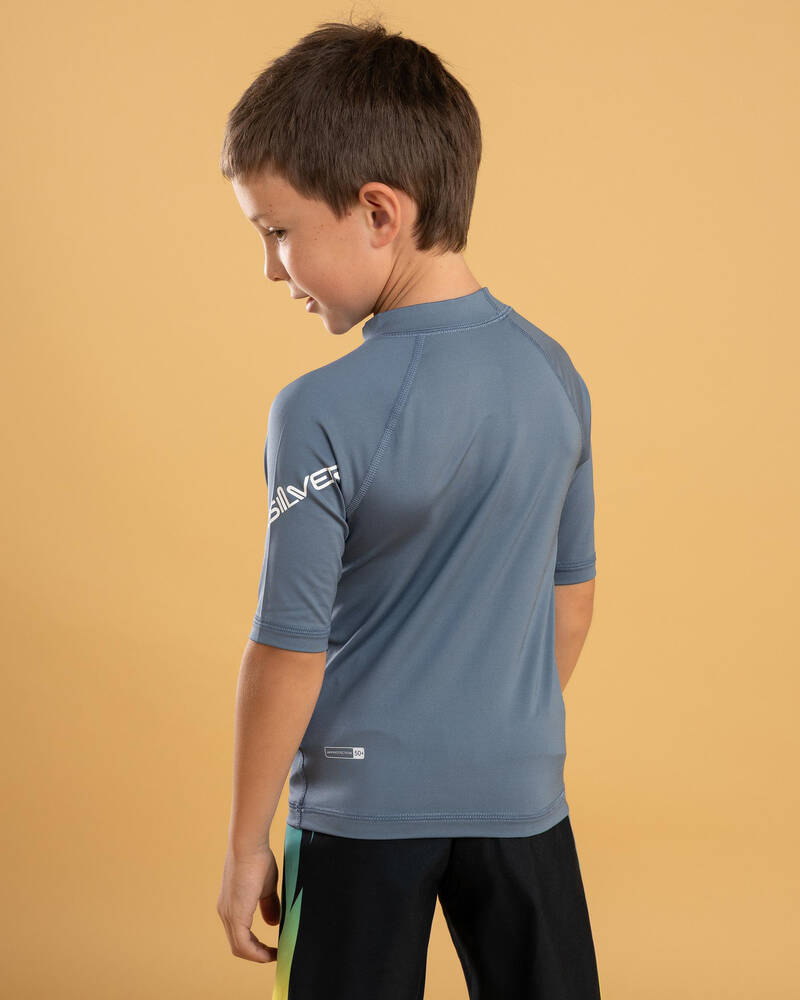 Quiksilver All Time Toddler's Short Sleeve Rash Vest for Mens