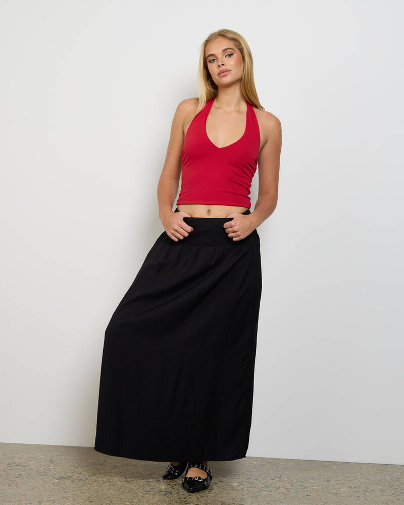 Ava And Ever Basic Halter Top for Womens